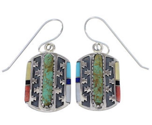 Multicolor Jewelry Silver Hook Dangle Earrings PX32776