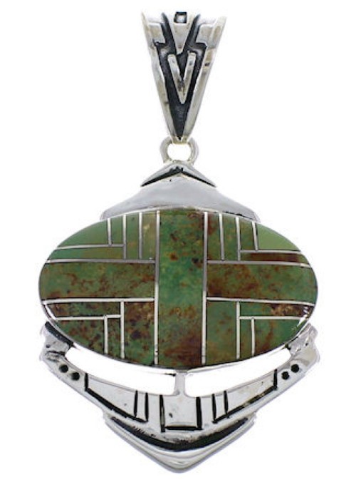 Sterling Silver And Turquoise Jewelry Pendant PX29007
