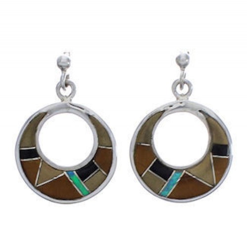 Sterling Silver Jewelry Southwest Multicolor Post Earrings PX31281