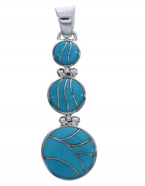Sterling Silver High Quality Jewelry Turquoise Pendant PX29320