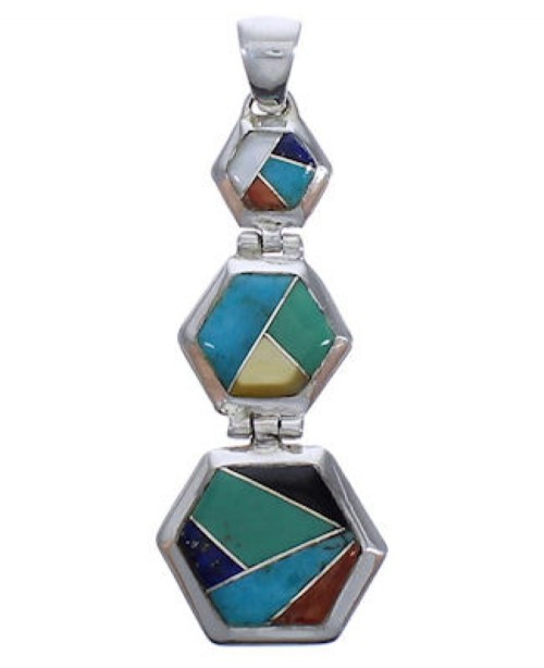 High Quality Multicolor Inlay Pendant Jewelry PX29342