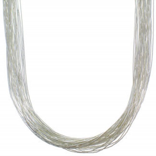 Liquid Sterling Silver 30 Strands 18" Necklace Jewelry LS3018