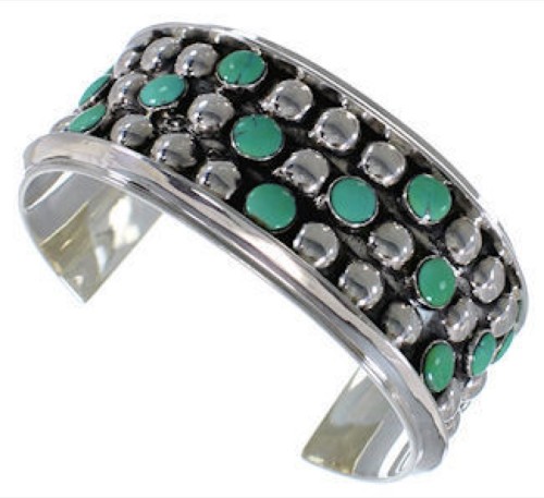 Southwest Turquoise Jewelry Silver Cuff Bracelet MX27522