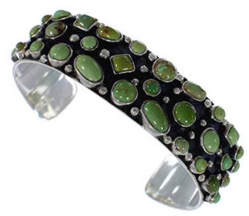 Turquoise Southwest Jewelry Sterling Silver Cuff Bracelet VX37730