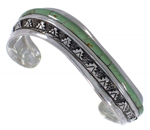 Southwest Silver And Turquoise Cuff Bracelet TX39381