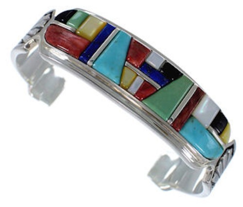 Southwestern Mulitcolor Silver Jewelry Bracelet VX37629