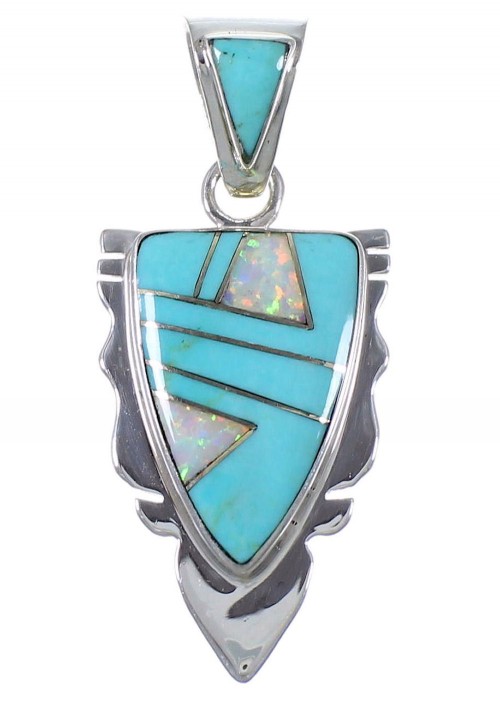 Southwest Opal Turquoise Pendant Jewelry PX42110