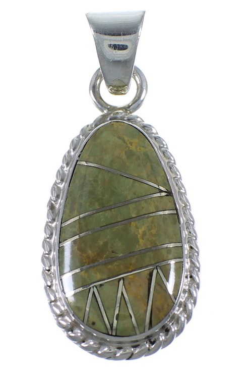 Southwest Turquoise Silver Pendant PX42953