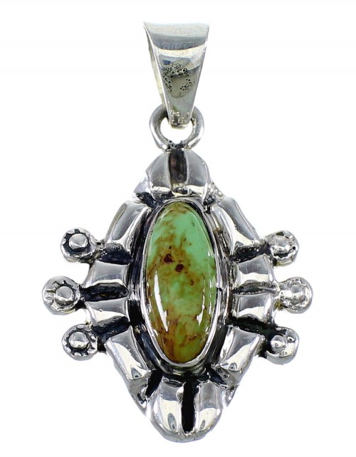 Sterling Silver Jewelry Turquoise Pendant CX46054