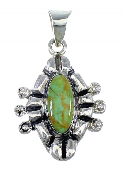 Turquoise Jewelry Southwest Silver Pendant CX46056