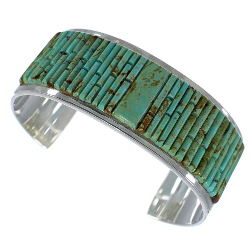 Turquoise Southwest Sterling Silver Cuff Bracelet CX49430