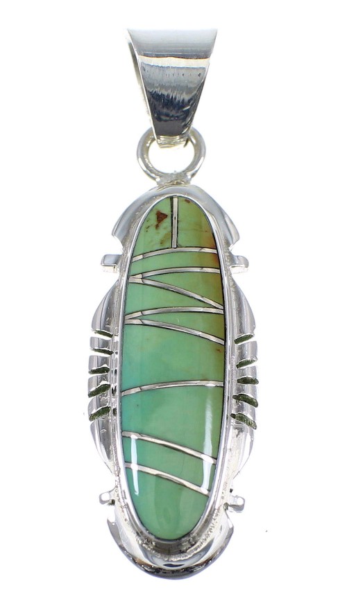 Southwest Sterling Silver Turquoise Pendant YX51563