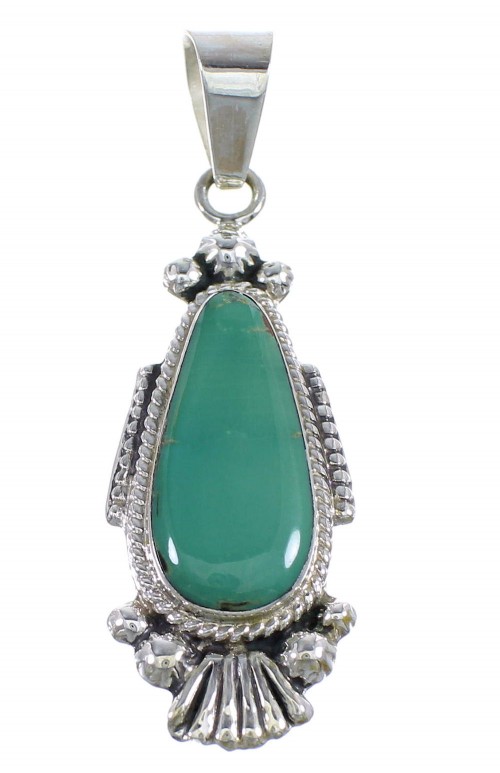 Southwest Turquoise Sterling Silver Jewelry Pendant RX54389