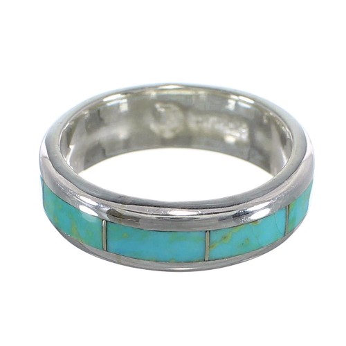 Sterling Silver And Turquoise Southwest Ring Size 5-3/4 WX58994