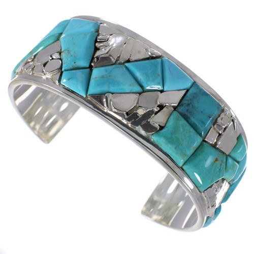Sterling Silver And Turquoise High Quality Bracelet VX60795
