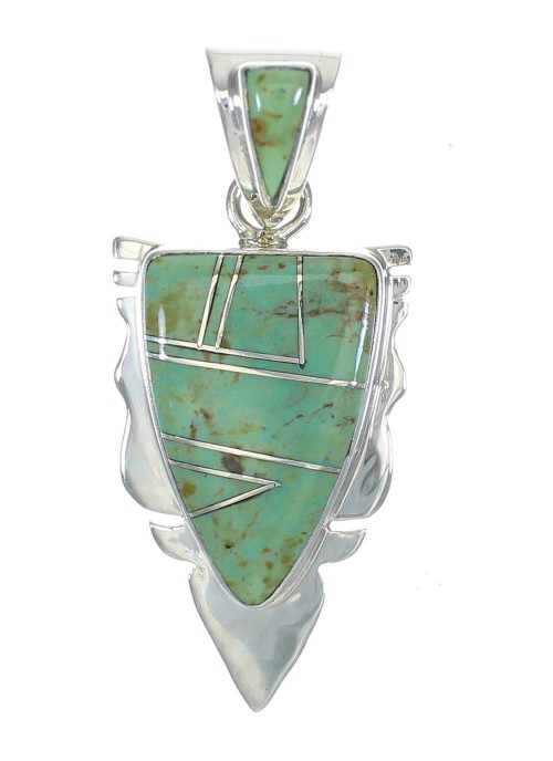 Genuine Sterling Silver Turquoise Jewelry Pendant MX62731
