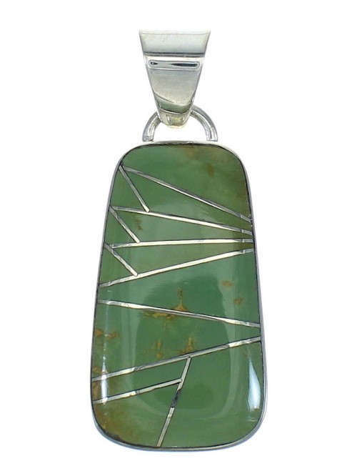 Southwest Turquoise Silver Pendant MX65321