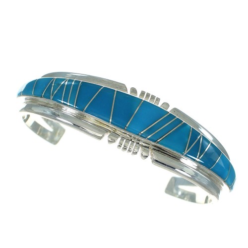 Sterling Silver Turquoise Cuff Bracelet VX65404