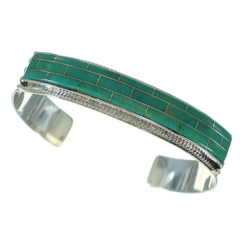 Turquoise Southwestern Sterling Silver Cuff Bracelet AX78284