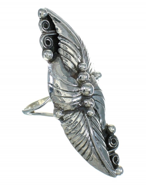 Silver Southwest Leaf Ring Size 4-1/2 YX82830