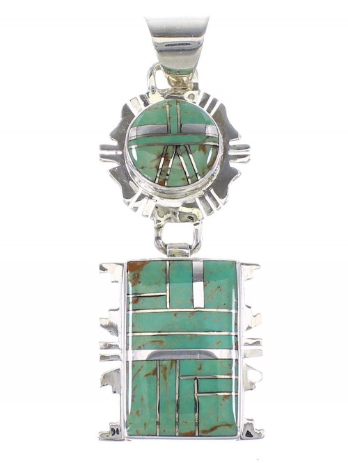 Silver Jewelry Turquoise Pendant AX95481