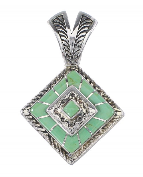 Turquoise Silver Pendant AX95553