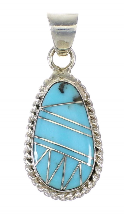 Turquoise Sterling Silver Pendant AX96556
