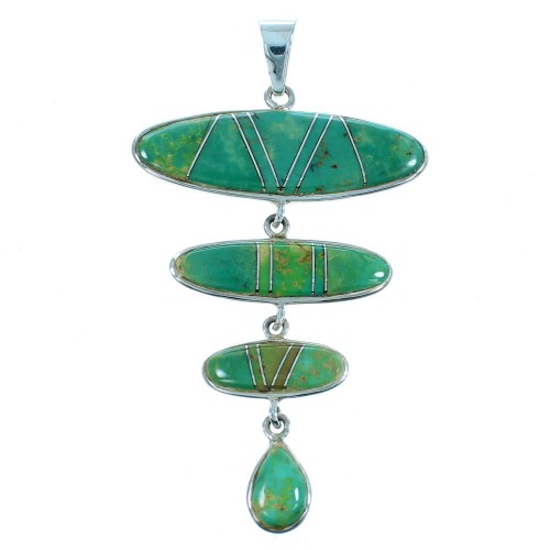 Silver and Turquoise Pendant PX23946