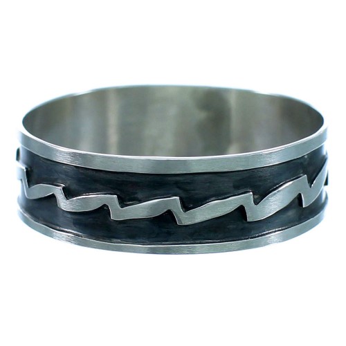 Genuine Sterling Silver Navajo Ring Size 12-1/4 SX112831