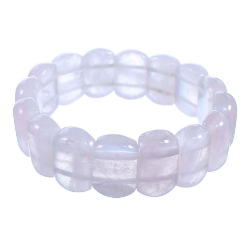 Southwestern Rose Quartz Stretch Bead Bracelet SX114437