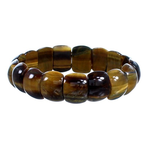 Southwest Bead Tiger Eye Stretch Bracelet SX114417