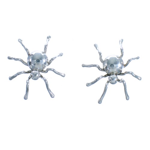 Sterling Silver Navajo Spider Post Earrings DX117408