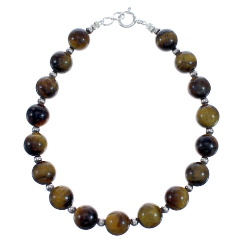 Southwest Tiger Eye Bead Bracelet BX119693