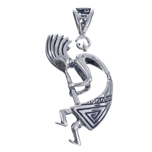 Southwestern Authentic Sterling Silver Kokopelli Pendant BX119403