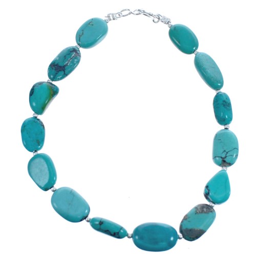 Turquoise Bead Authentic Sterling Silver Bracelet BX120543