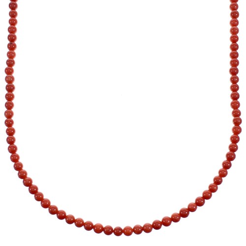 Southwest Genuine Coral Bead Necklace BX120574