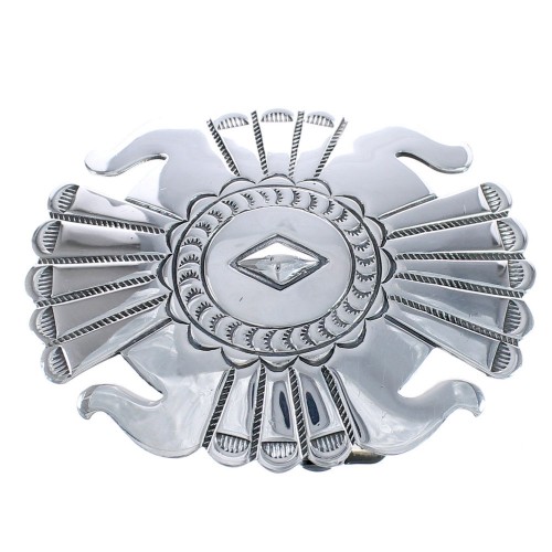 Authentic Sterling Silver Native American Belt Buckle BX120260