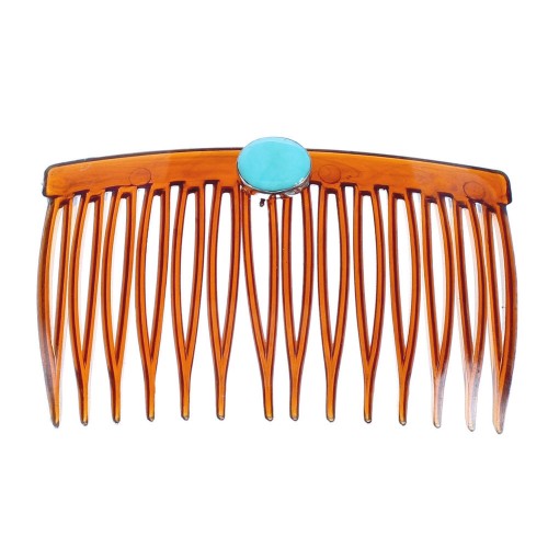 Turquoise Sterling Silver Hair Comb JX121639