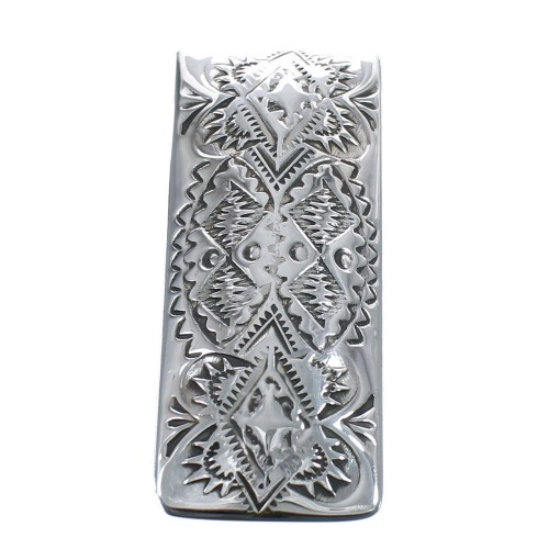 Native American Navajo Sterling Silver Money Clip JX123241