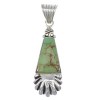 Turquoise And Silver Southwest Pendant YX77320