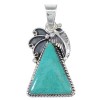 Southwestern Turquoise Sterling Silver Pendant YX77331