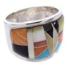 Multicolor Whiterock Sunset Jewelry Ring Size 8-1/4 YS68967