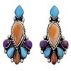 Multicolor Southwest Jewelry Post Earrings YS69242 