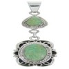 Silver Southwestern Turquoise Jewelry Pendant BW69985