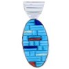 Southwest Sterling Silver Turquoise Multicolor Inlay Pendant AW70774