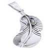 Sterling Silver Multicolor Southwest Feather Pendant Jewelry GS73569