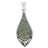 Sterling Silver Turquoise Southwest Pendant PX24117