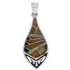 Sterling Silver Multicolor Pendant PX24136