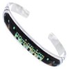 Multicolor Native American Village Design Cuff Bracelet MX27596