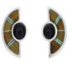 Multicolor Silver Post Earrings Jewelry PX24223